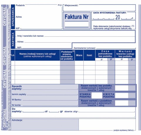 Druk samokopiujący S o/1k 2/3 A5 80k. Michalczyk i Prokop (131-4E)