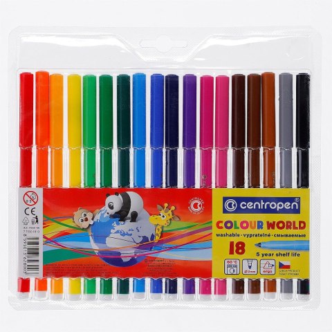 Flamaster 18 kol. Centropen (775501810)