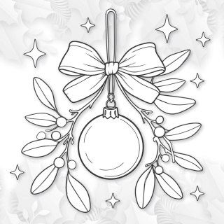 Kolorowanka Idą Święta 3D