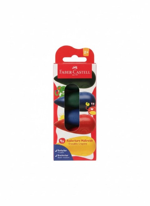 Kredki świecowe 4 kol. Faber Castell (120408 FC)