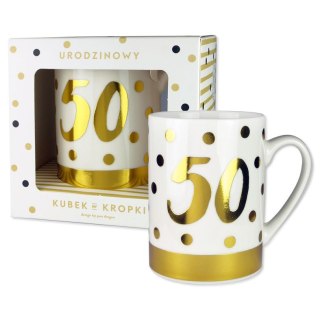 Kubek wielokrotnego użytku Kropki 50-tka Pan Dragon (5901854968346)