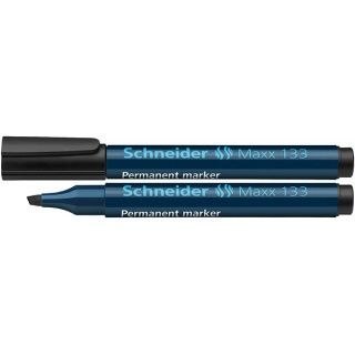 Marker permanentny Maxx 133 wkład czarny 4,0mm ścięta końcówka Schneider (SR113301)