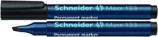 Marker permanentny Maxx 133 wkład czarny 4,0mm ścięta końcówka Schneider (SR113301)