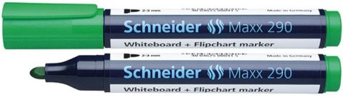 Marker suchościeralny Maxx 290 wkład zielony 2,0-3,0mm okrągła końcówka Schneider (SR129004)