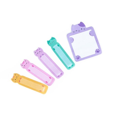 Notes samoprzylepny (karteczki) Kotki mix Kidea (KASKAKA)