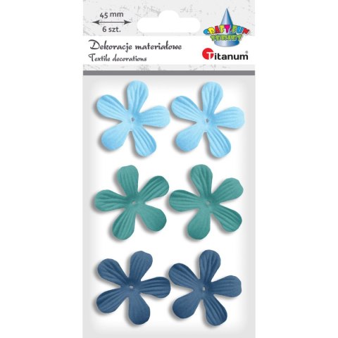 Ozdoba materiałowa Craft-Fun Series kwiatki Titanum (ZD-006-2)