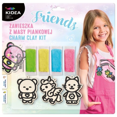 Piankolina 4 kol. Kidea ZAWIESZKA Z MASY PIANKOWEJ FRIENDS mix Derform (ZMPFKA)