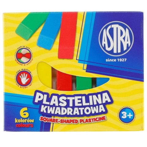 Plastelina 6 kol. kwadratowa mix Astra (83811908)