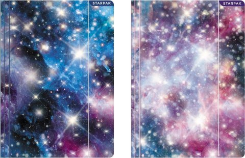 Teczka kartonowa na gumkę GALAXY A4 mix Starpak (512105)
