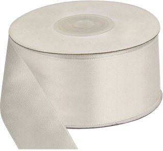 Wstążka Craft-Fun Series satynowa 38x25 [mm x m] KREMOWY JASNY Titanum (38/25/79J)