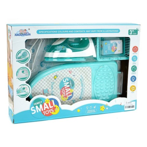 Żelazko zabawkowe na baterie, światło i dźwięk Adar (522312)