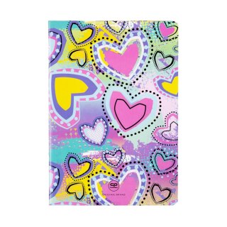 Zeszyt Pastel heart A5 32k. krata Patio (71127CP)