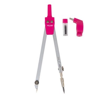 Cyrkiel z etui ACID różowy 3 el. Milan (11101P)