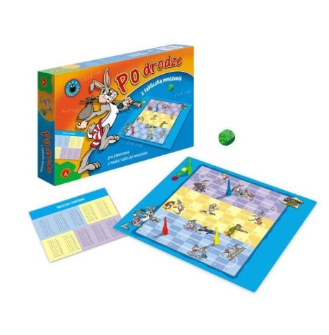 Gra planszowa Po drodze z tabliczką mnożenia Alexander (0455)