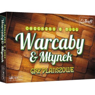 Gra planszowa Warcaby/Młynek klasyczne 01681 Warcaby / Młynek Trefl (01681)