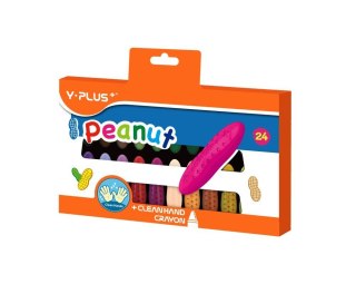 Kredki świecowe 24 kol. Y-plus (CR190188)