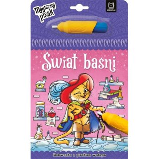 Książeczka edukacyjna Świat baśni. Malowanka z pisakiem wodnym Aksjomat