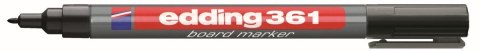Marker suchościeralny 361 wkład czarny 1,0mm igłowa końcówka Edding