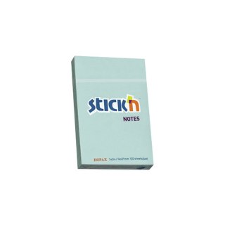 Notes samoprzylepny (karteczki) pastel niebieski 100k [mm:] 76x51 Stick'n (21146)