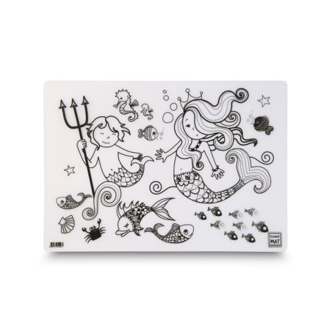 Podkład na biurko FUNNY MAT WHITE SYRENA SFU1027 polipropylen PP [mm:] 335x480 Strigo (8681379310277)