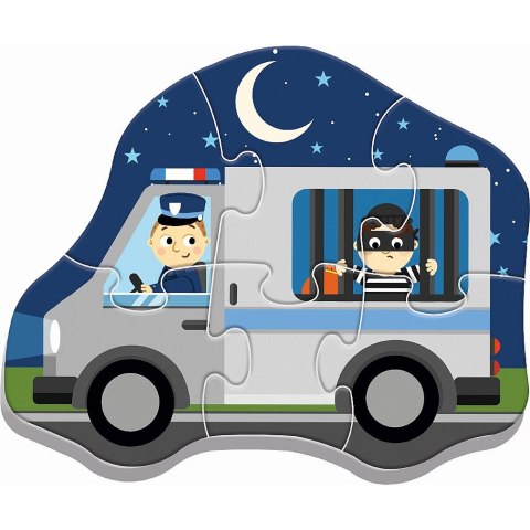 Puzzle puzzle baby classic pojazdy i zawody 3, 4, 5, 6 el. Trefl (36071)