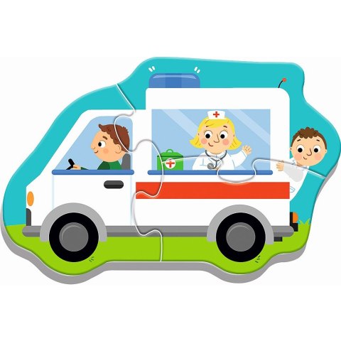 Puzzle puzzle baby classic pojazdy i zawody 3, 4, 5, 6 el. Trefl (36071)