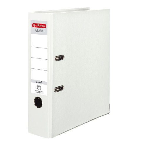 Segregator dźwigniowy Q. file Standard 0011167079 A4 80mm biały Herlitz (300023532)