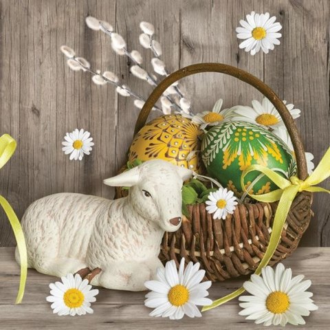Serwetki Wielkanoc mix bibuła [mm:] 330x330 Pol-mak (SL WL)