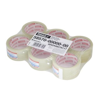 Taśma pakowa Basic 50x66 [mm x m] przezroczysta Tesa (58570-00000-00)