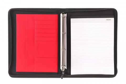 Teczka ofertowa na suwak A4 609 czerwona A4 kolor: czerwony 1 kieszeni Antra (5904210087637)