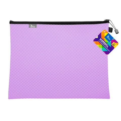 Teczka plastikowa na suwak fioletowa B4 z suwakiem 5903242105234 B4 fioletowy Tetis (BT607-F)