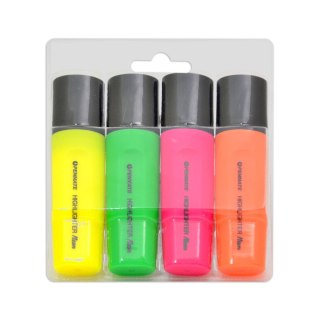 Zakreślacz NEON 4 SZT wkład mix Dong-A (TT8279)