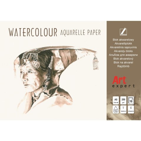 Blok artystyczny akwarelowy A5 250g 10k Kreska