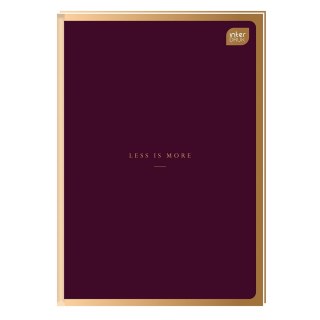 Brulion Satin Gold A6 96k. 70g krata Interdruk (BRA6#MSG)