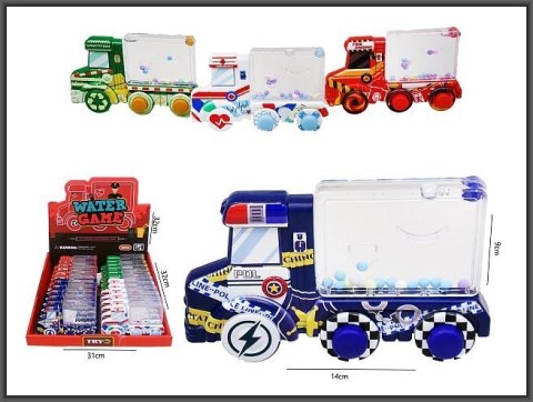 Gra zręcznościowa wodna auto 4 rodzaje 14cm Hipo (H13929)