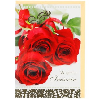 Kartka składana imieniny Extra B6 Pol-mak (b6x)