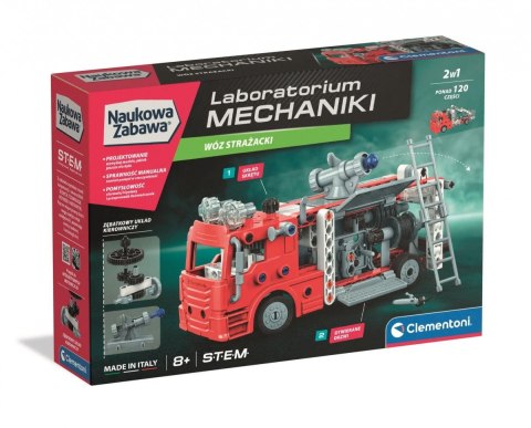 Klocki konstrukcyjne Laboratorium Mechaniki Straż pożarna Clementoni (CLM50245)