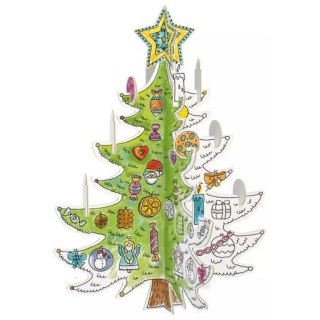 Kolorowanka Choinka XXL Monumi (0197)