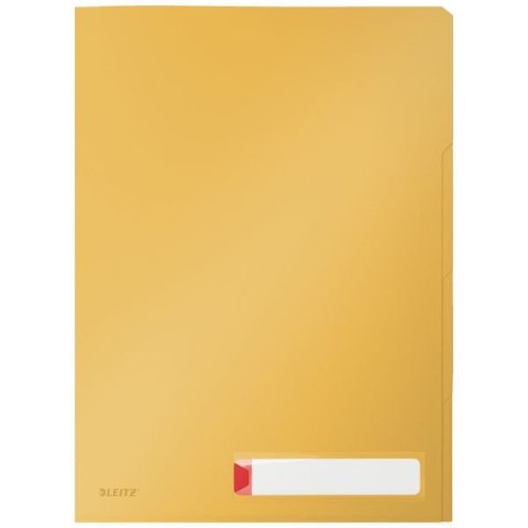 Koszulki na dokumenty Cosy A4 kolor: żółty Leitz (47160019)