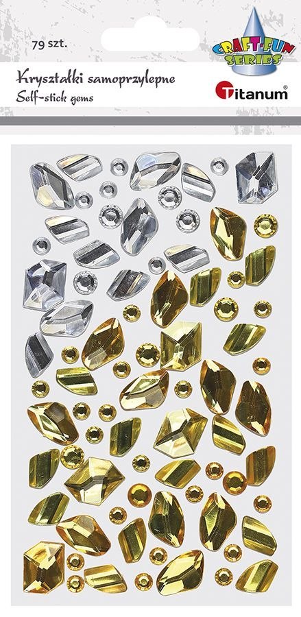 Kryształki Craft-Fun Series złoty/srebrny Titanum (22SQ1269-4)