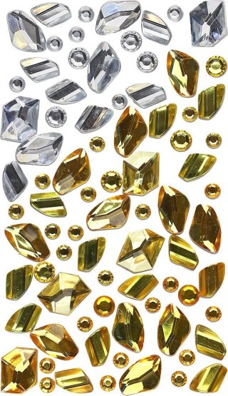 Kryształki Craft-Fun Series złoty/srebrny Titanum (22SQ1269-4)
