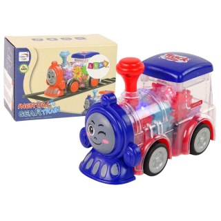 Lokomotywa LED Napęd Frykcyjny Przezroczysta Lean (12063)