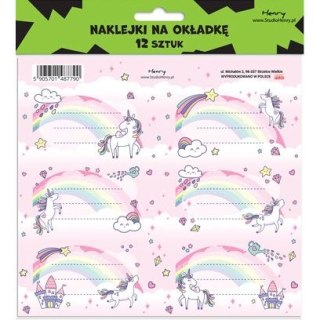Naklejka na zeszyt 2 Unicorn Henry (5905701487790)