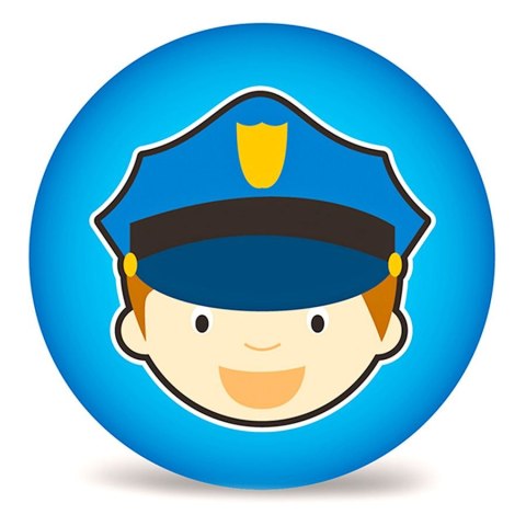 Piłka miękka gumowa policjant Artyk (134388)