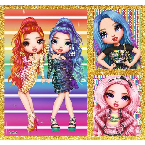 Puzzle 10w1 Kolekcja modnych laleczek Trefl (96000)