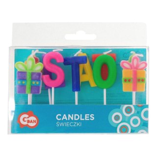 Świeczka ozdobna sto lat Godan (pf-spsl)