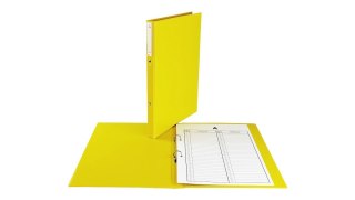 Teczka do akt osobowych A4 żółty plastik Biurfol