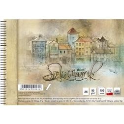 Blok artystyczny A6 90g 100k Kreska