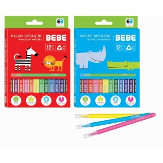 Flamaster BB KIDS 12k 12 kol. Interdruk (IMAZTR12BBK)