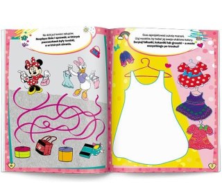 Książka dla dzieci Minnie. 100 brokatowych naklejek Ameet (NB 9104)